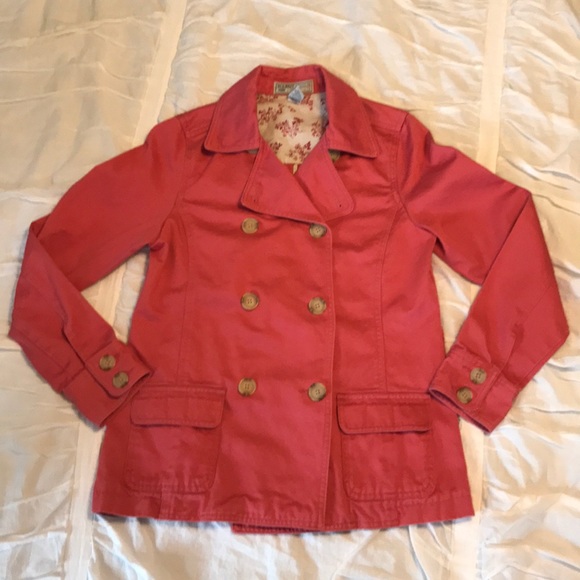 Old Navy Jackets & Blazers - Old Navy Coral Pea coat Jacket